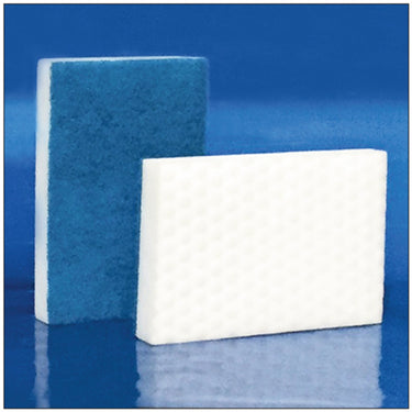 Sponge white and blue