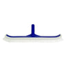 Blue and white 18β³ Vinyl Liner Brush with Rubber Bumper