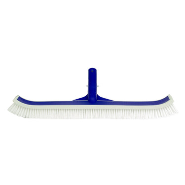 Blue and white 18β³ Vinyl Liner Brush with Rubber Bumper