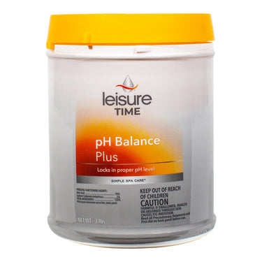 Leisure Time pH Balance Plus product container on a white background