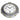 18” Silver Porthole Clock - faux brass screws and bolts around frame. Clock looks like a Porthole on a ship. shown from a side angle for depth
