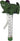 Green Gator with top hat thermometer.
