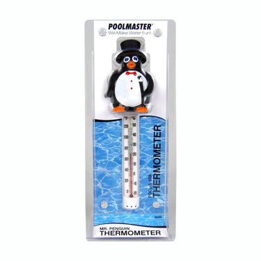 Mr. Penguin Thermometer with top hat and cane in package