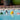 4 character Thermometers. Gator, Penguin, Safari Duck & Orange and white clownfish floating in the pool.