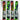 Active Xtreme Dive Sticks 4pk, with fun designs. 2 red, yellow, black and white. 2 green, blue, black and white