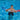 Poolmaster American Stars Inflatable Noodle β 5 Feet of Floating Fun! - Young man holding onto it in the water.