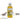 Bottle of inSPAration Vanilla Twist body and bath aromatherapy oil with lavender flowers and vanilla beans on a white background.