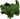 Green gator with top hat. Shows close up.