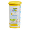 Frog @ease test strips container with yellow lid and label on a white background