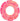 Pink and orange inflatable ring with 'Coconut' branding on a white background