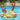 Woman on a camouflage pool float with antler design in a pool