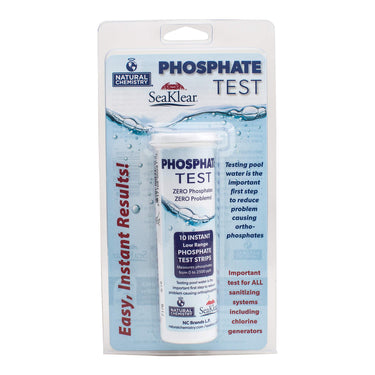 SeaKlear Phosphate Test kit packaging on a white background
