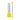 Two yellow kayak paddles with blue shafts on a white background