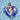 48β³ NBA Tube. Blue with White design and NBA logo. Woman floating in water on it for scale.