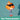 Orange & White Clownfish Thermometer floating in water