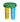 Two cylindrical containers, one yellow and one blue, with green lids, featuring 'Frog Serene' branding on a white background.