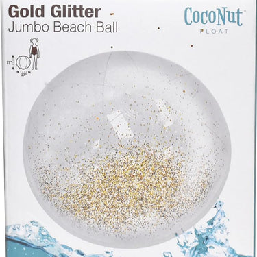Gold Glitter 27" Jumbo Beach Ball