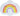 Childs Splash pad with rainbow and Hello summer text white background