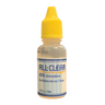 Small bottle labeled 'All-Clear' with a white background