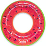 Watermelon ring float on white background