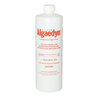 White bottle of Algaedyn with red text on a white background
