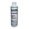 Bottle of All Clear Spa Defoamer on a white background