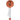 Basketball-shaped thermometer with NBA logo on a white background