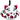 Inflatable pool float shaped like a cat with leopard print and pink accents on a white background