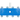 Blue mechanical component with white cylindrical part on a white background