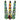 Three colorful ski boards with brand logos on a white background