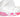 White and Pink Toddler Float with Canopy. side view