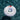 White Toddler Float without Canopy top view in water. Text Love Bug on Board and graphic of mom and baby lady bug