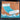 White hammock float by Rae Dunn with Pool Time text in box