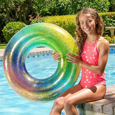 31" Rainbow Glitter Tube