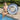 36" Silver Glitter Tube, inflatable