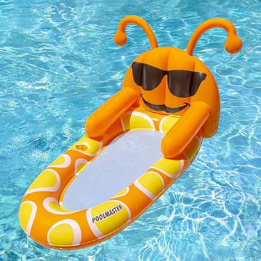 Waterbug Lounge, Orange with Yellow Polka Dots