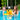 Yellow Pirate Duck Tube in Water