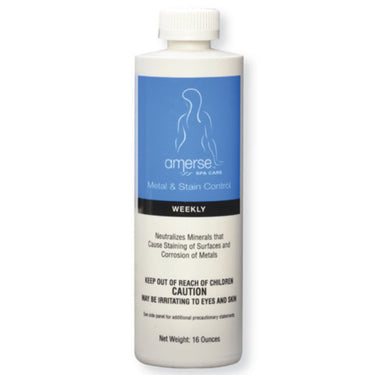 Amerse Metal & Stain Control for spas 16 ounces.