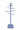Light blue towel tree with multiple arms on a white background