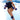 lady in water holding dumbbells underwater and ankle weight