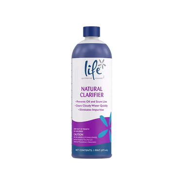 Bottle of Life Natural Clarifier on a white background
