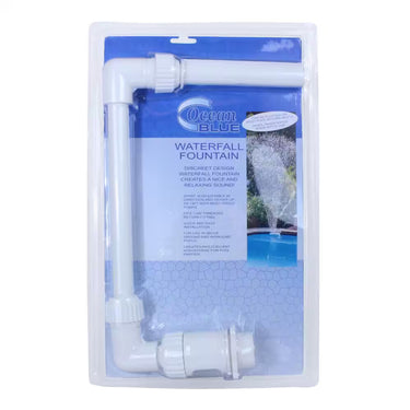 Ocean Blue waterfall fountain kit packaging on a white background