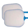 White Ultra net fits over pool leaf skimmers. package of 2. Leaf skimmers not included.