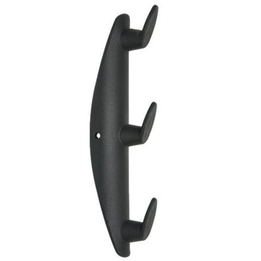 Towel holder black shown on white background