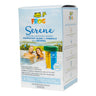Frog Serene pool sanitizing system packaging with a couple in a pool on a white background