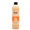 Spazazz bottle with orange label on a white background