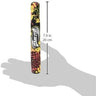 A set of multicolored Active Xtreme Dive Sticks designed for pool play, showing dimensions in relation to a hand.