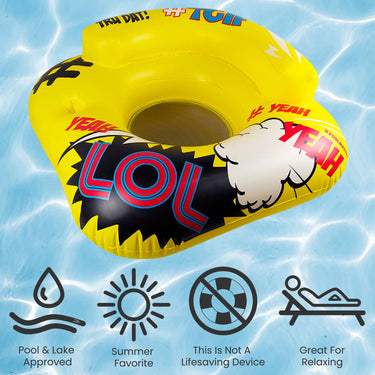 Poolmaster TGIF Swimming Pool Inner Tube Lounge - 85604