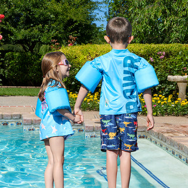 Lil’ Splashers Swim Shirt Floaties – Confidence, Comfort & Fun in the Water! 🦖🦄💦 - 50548 and 50549