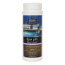 Spa pH Increaser bottle with label showing pool and person, brand 'Natural Chemistry' visible